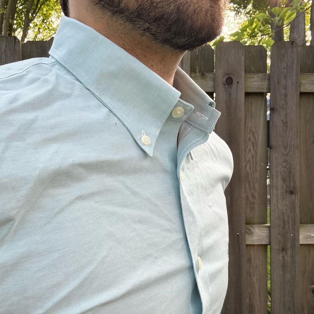 Brooks Brothers Mint Green Button-Down Shirt - Picture 2 of 5